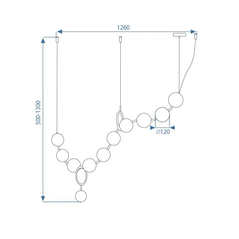 Lamp LED APP1444-10CP GOLD