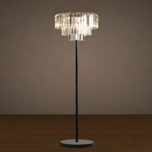 Floor Lamp Living Room Toolight APP925-3F Black 3-light points E14 37x37x140cm