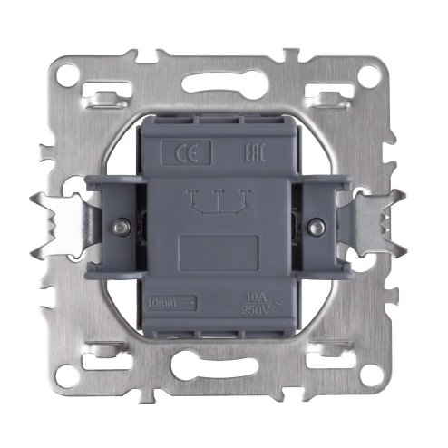 Toolight Single Switch With Frame Oste Jnh006-w Black