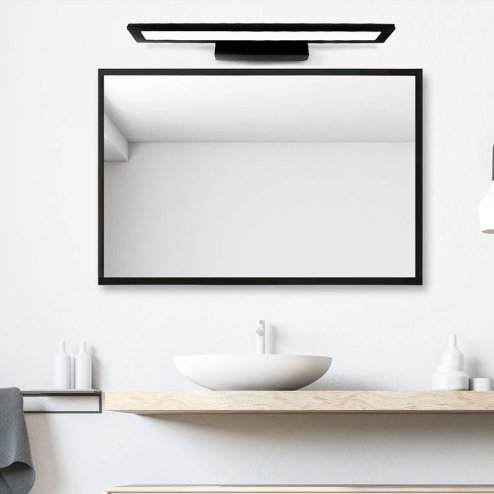 Bathroom Wall LED Light TOOLIGHT APP840-1W FLAT Black 60cm
