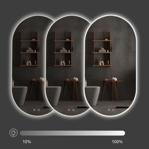 Mirror LED EGj 50x90 cm