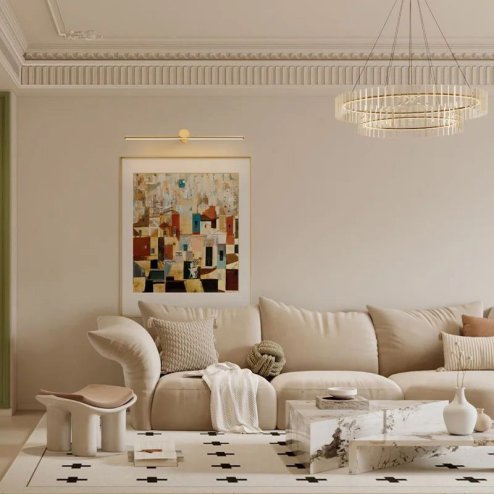 Bathroom Wall LED Light TOOLIGHT APP1346-W Gold 13W 80cm
