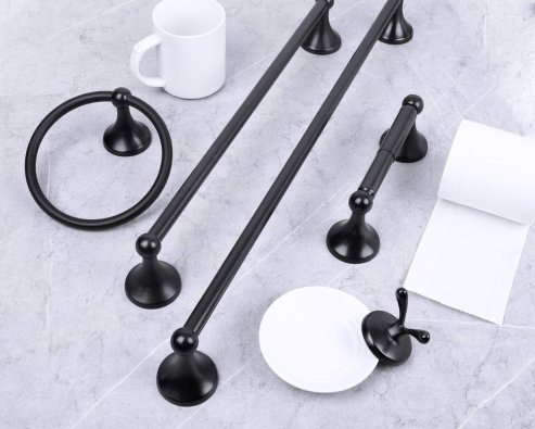 Bathroom hanger Black 332868A