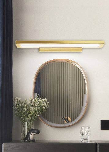 Bathroom Wall LED Light TOOLIGHT APP837-1W Gold 60cm 12W