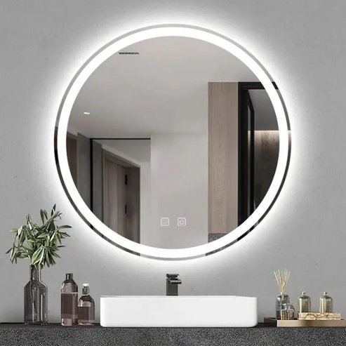 Bathroom LED Mirror REA BAS 60cm