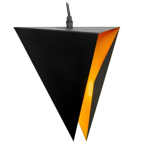 Pendant Lamp TOOLIGHT APP253-1CP Geometric Triangle Black 1-light point E27 17,5x17,5x25cm