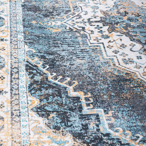 PLUSH DESIGN 2 1.60*2.30 BLUE