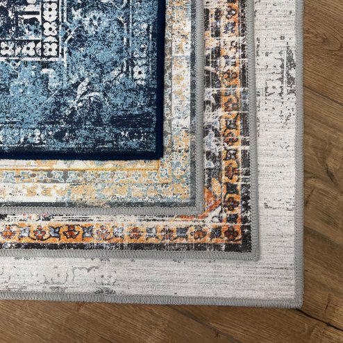 PLUSH DESIGN 2 1.80*2.60 BLUE