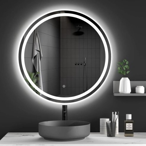 Mirror LED 80cm BAS 2x78,5x78,5cm