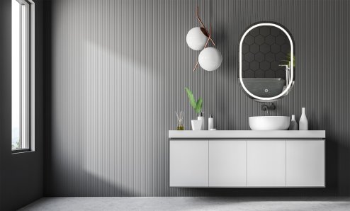 Bathroom LED Mirror REA P10408 80x60cm