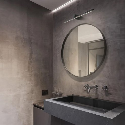 Bathroom Wall LED Light TOOLIGHT APP1343-W Black 13W 80cm