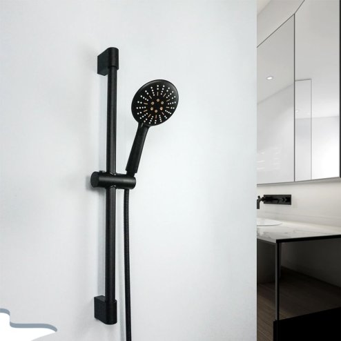 Handheld shower head holder 01 Black