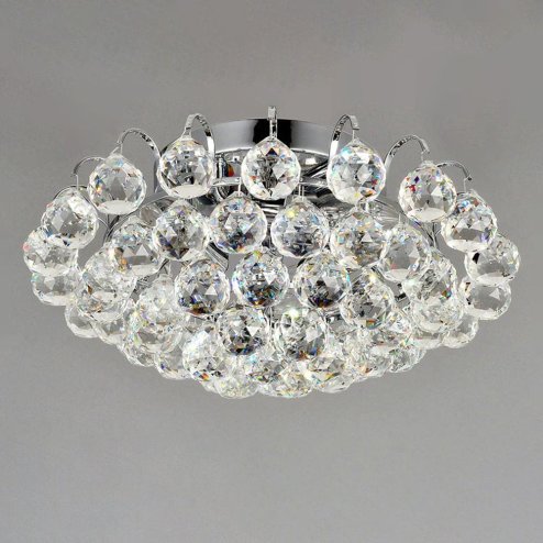 Ceiling Lamp Chandelier TOOLIGHT APP783-3C Cristal Round 3-light points E14