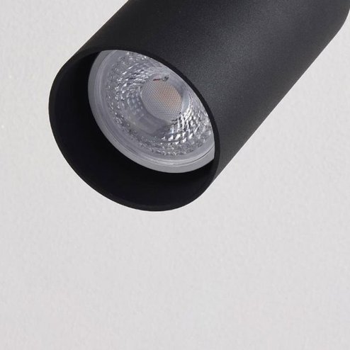 Ceiling Lamp Chandelier TOOLIGHT APP1244-1C Black GU10