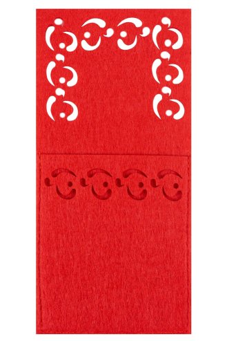 Cutlery Cover Set 8 pcs 2xKF357 Red