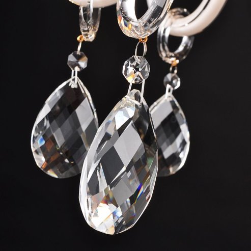 Chandelier Toolight 392183 Crystal Chrome 6-light points E14 67,5x67,5x62cm