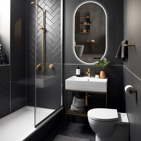 Mirror LED EGj 50x90 cm