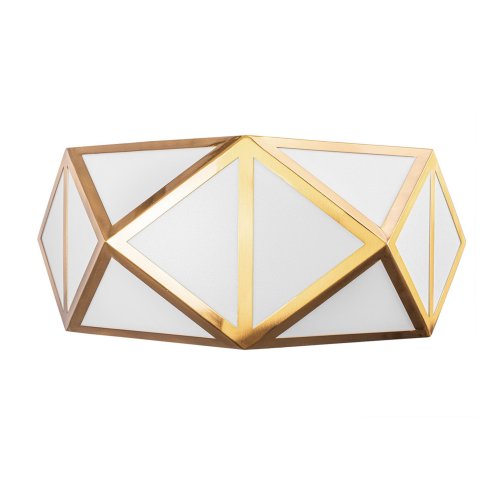 Ceiling Lamp Chandelier TOOLIGHT APP1238 Aluminium - Plastic White - Gold E27 3-light points