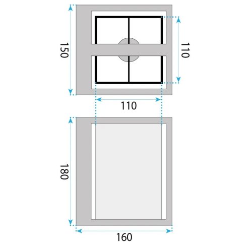 Wall Light Toolight APP1286-1W E27 brown / black