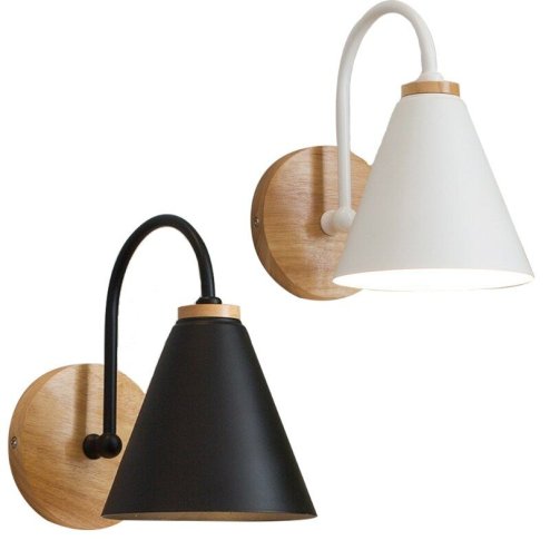 Wall Light Toolight APP933-1W E27 white / brown