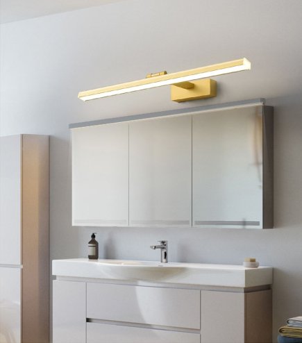 Bathroom Wall LED Light TOOLIGHT APP834-1W LINE 60cm Gold 12W