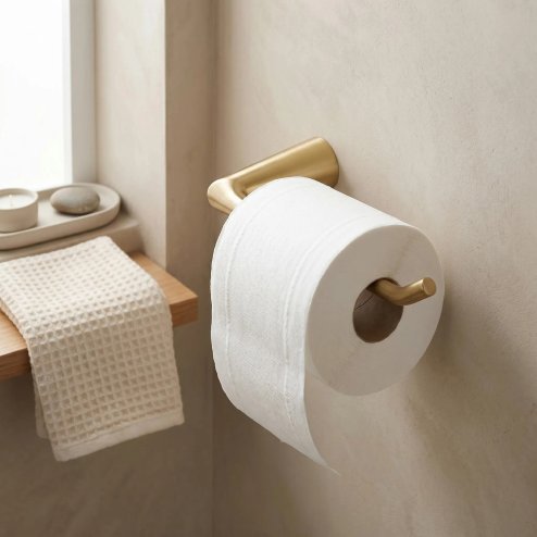 Paper Holder Rea Vibe 16205 Brush Gold