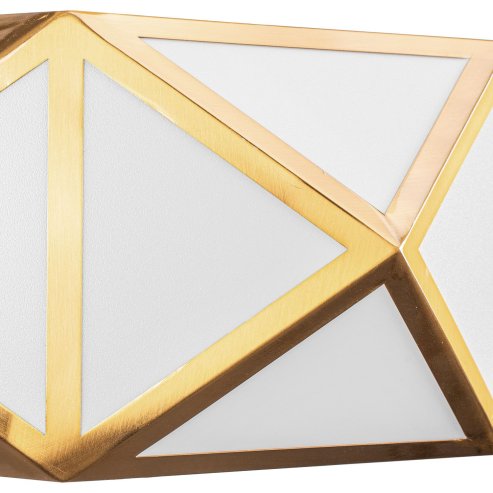 Ceiling Lamp Chandelier TOOLIGHT APP1238 Aluminium - Plastic White - Gold E27 3-light points