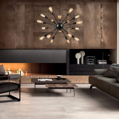 Pendant Lamp TOOLIGHT APP259-18C Black Starfish 18-light points E27 77x77x85cm