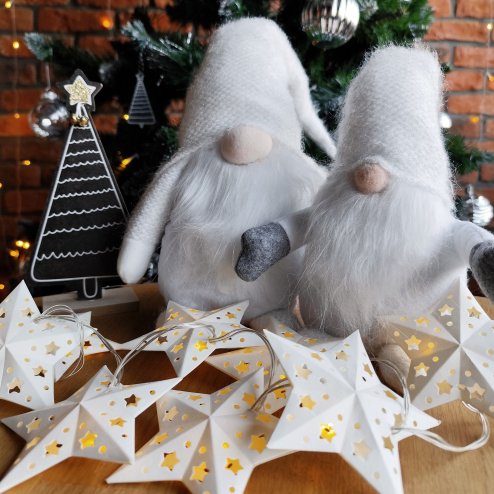 Christmas Gnome YX068 50cm White
