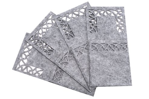 Cutlery Cover Set 4 pcs KF357-4G Grey