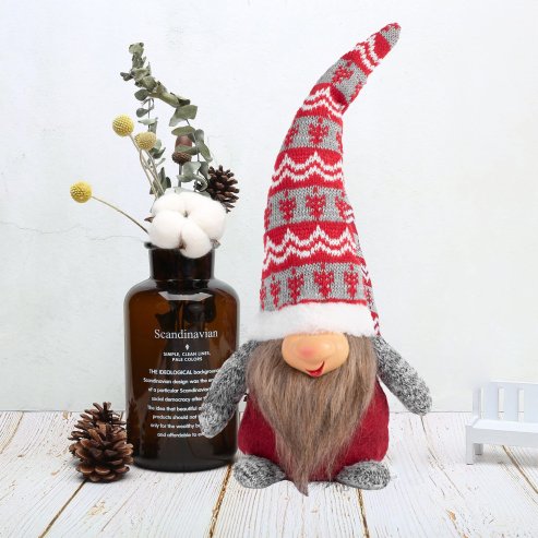 Christmas Gnome YX068 50cm White