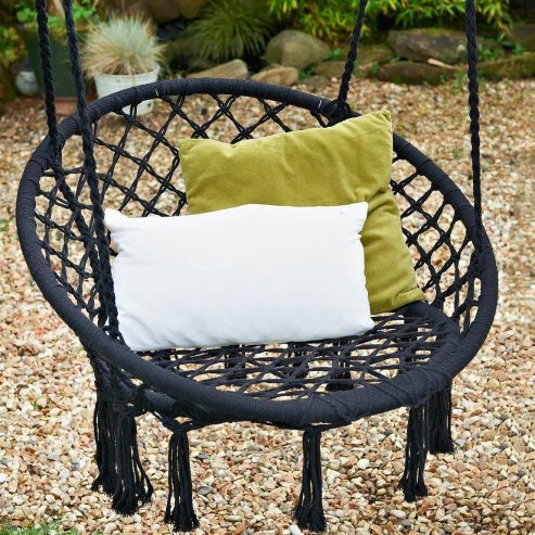 Swing 490129A BLACK 62x33x142cm