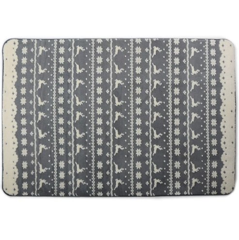 PLUSH CARPET CLOVER BERGEN GREY 1.20*1.70