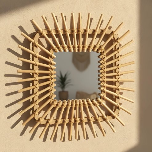 Boho Wall Mirror REA QDJ071 45cm