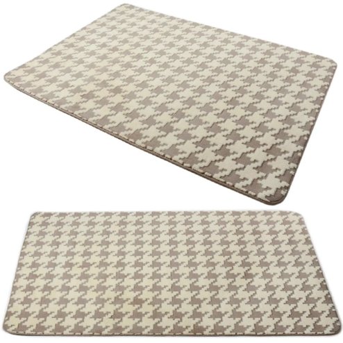 PLUSH CARPET CLOVER PEPITKA BEIGE 1.60*2.30