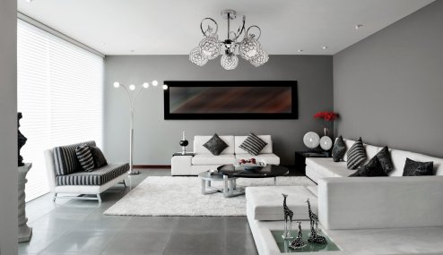 Chandelier Toolight APP636-5C Crystal Metal Leaf 5-light points E27 50x50x35cm