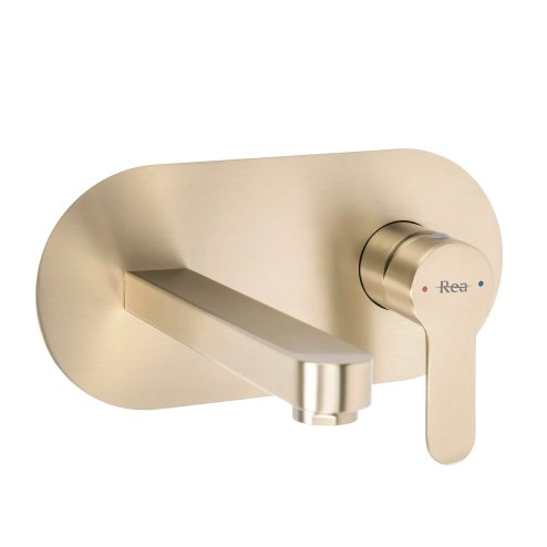 Concealed Washbasin Tap Rea Arcos Brush Gold