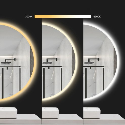 Bathroom LED Mirror REA HZJ 60cm