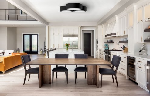 Ceiling Lamp Chandelier TOOLIGHT APP878-C Triangle Black 40cm 6-light points E27 49x46x8Cm