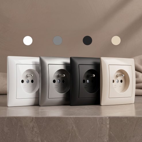 Toolight Double Socket Frame Oste Jnh014-2f Beige