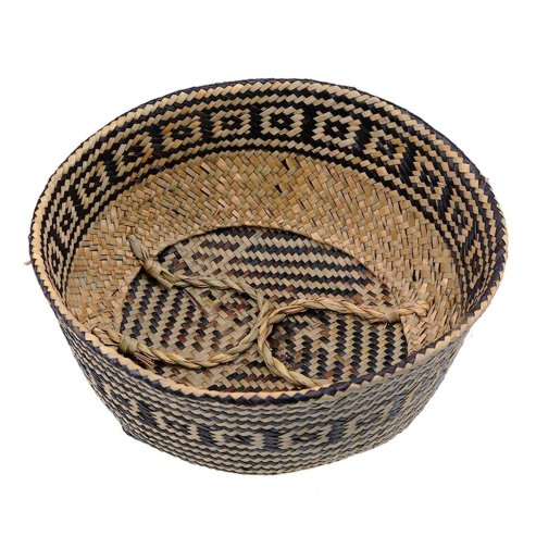 Natural boho-style basket 322177