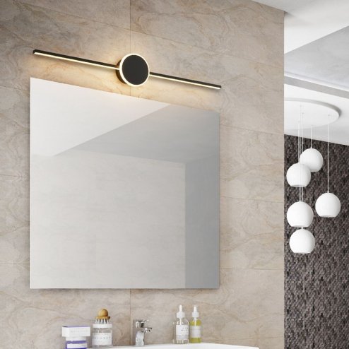 Bathroom Wall LED Light TOOLIGHT APP849-1W TOUR Black 60cm
