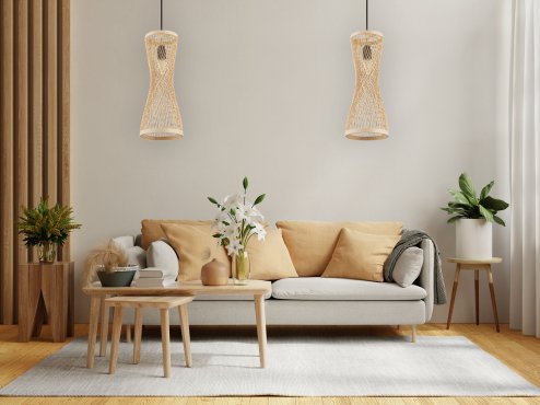 LAMP BOHO APP1637-1CP BEIGE