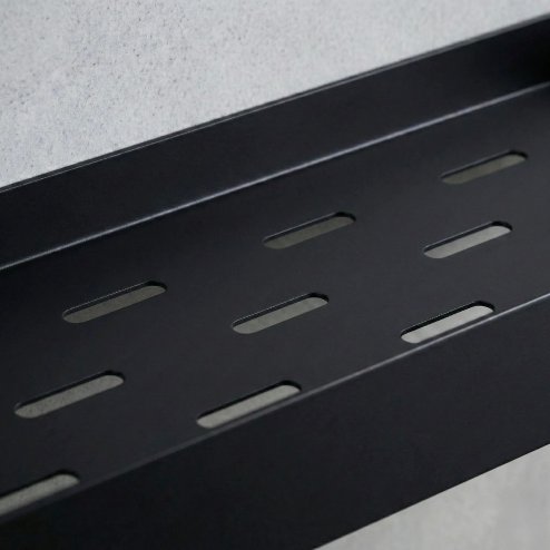 Bathroom Shelf Sf01 45Cm Black Matt