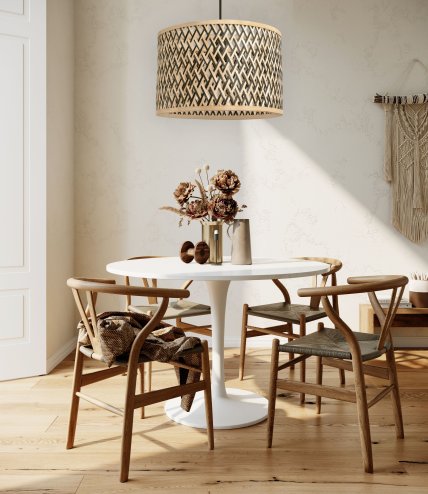 LAMP BOHO APP1543-1CP BEIGE