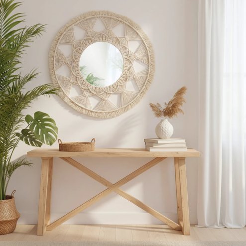 Boho Wall Mirror REA 322050 65cm