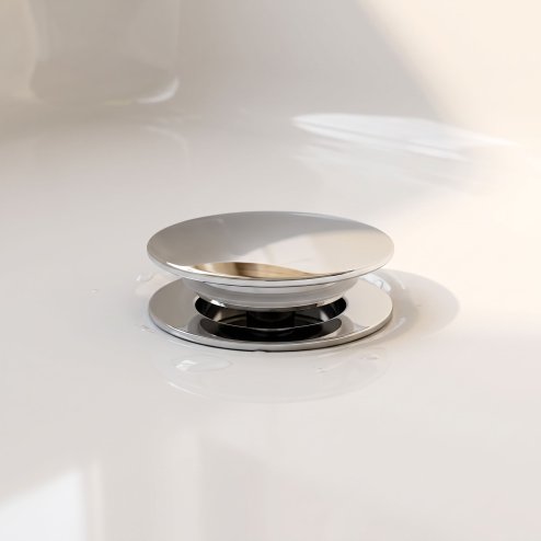 Automatic bathtub siphon Rea Chrome
