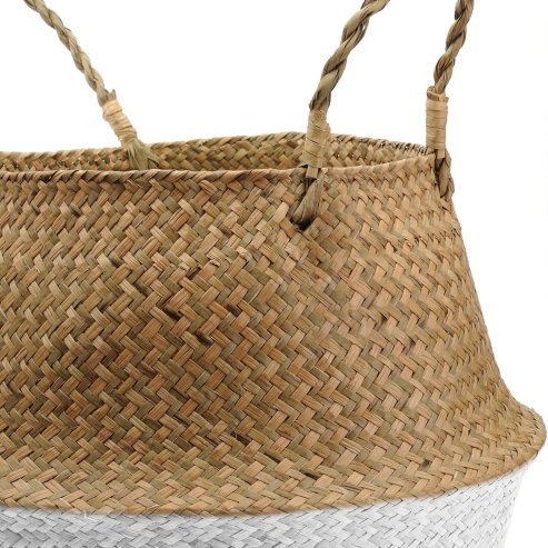 Natural boho-style basket YT21B-35