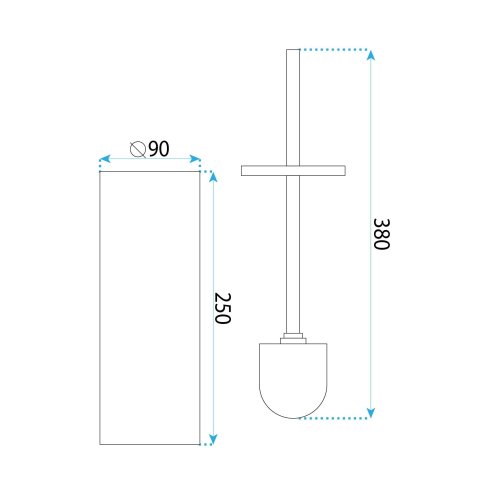 Rea Toilet Brush B106 Titan