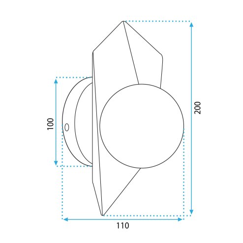 Wall lamp APP1411-W BLACK GOLD